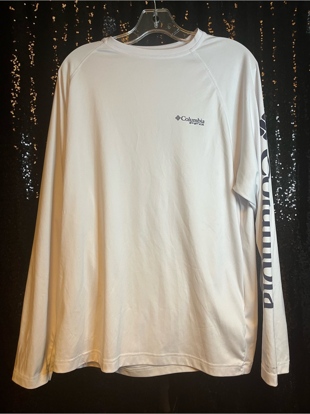Columbia Cream Long Sleeve Performance Tee
